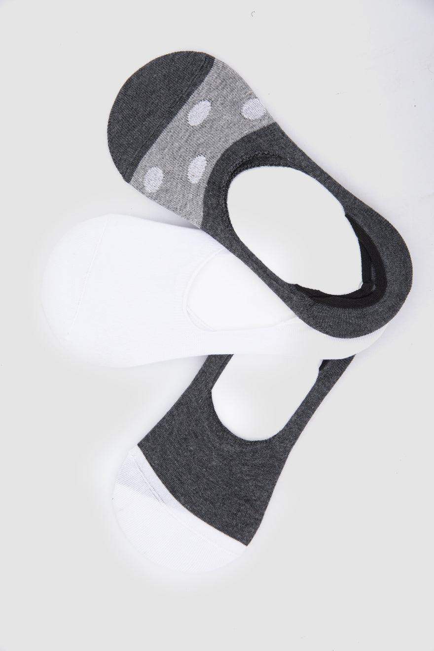 Cotton Invisible Socks - 3 Pairs - Carina - ÙƒØ§Ø±ÙŠÙ†Ø§