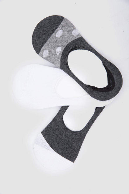 Cotton Invisible Socks - 3 Pairs - Carina - ÙƒØ§Ø±ÙŠÙ†Ø§