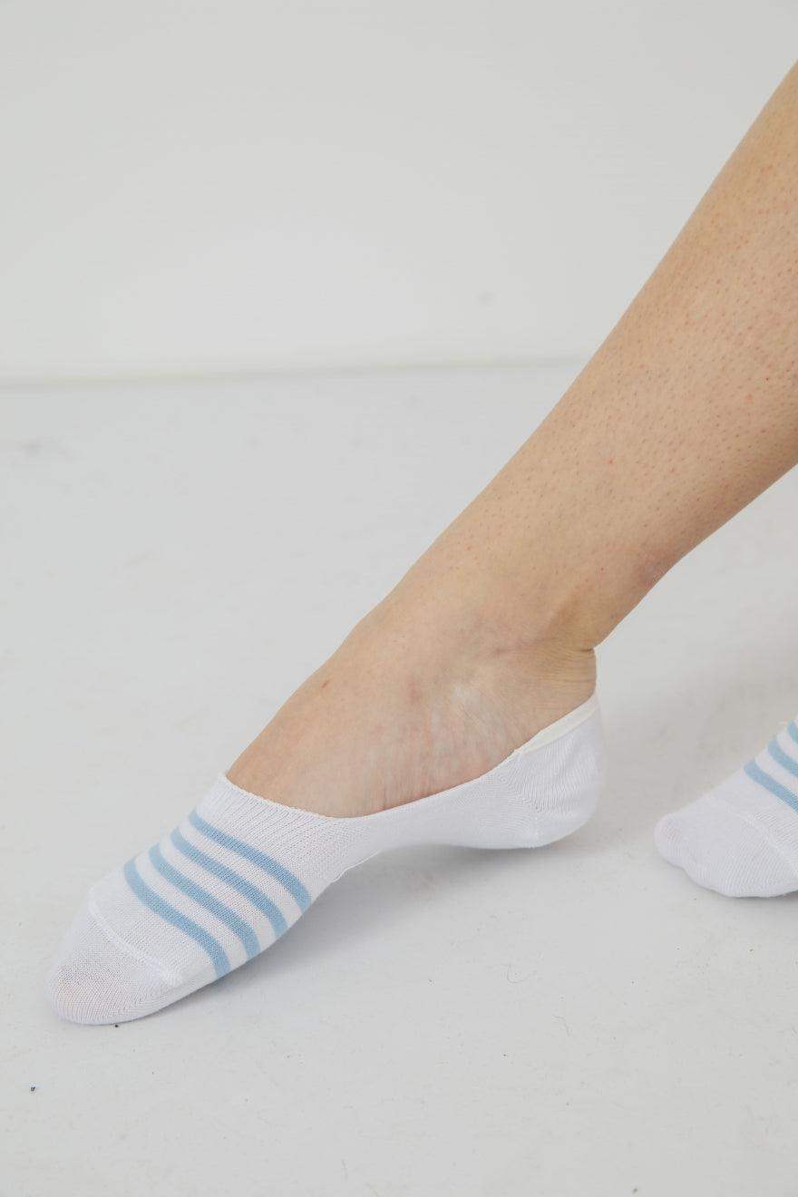 Cotton Invisible Socks - 3 Pairs - Carina - ÙƒØ§Ø±ÙŠÙ†Ø§