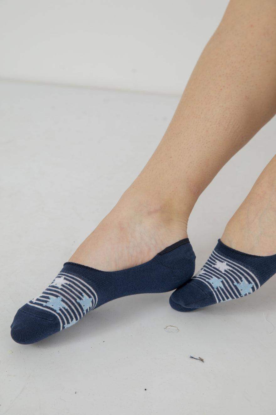 Cotton Invisible Socks - 3 Pairs - Carina - ÙƒØ§Ø±ÙŠÙ†Ø§