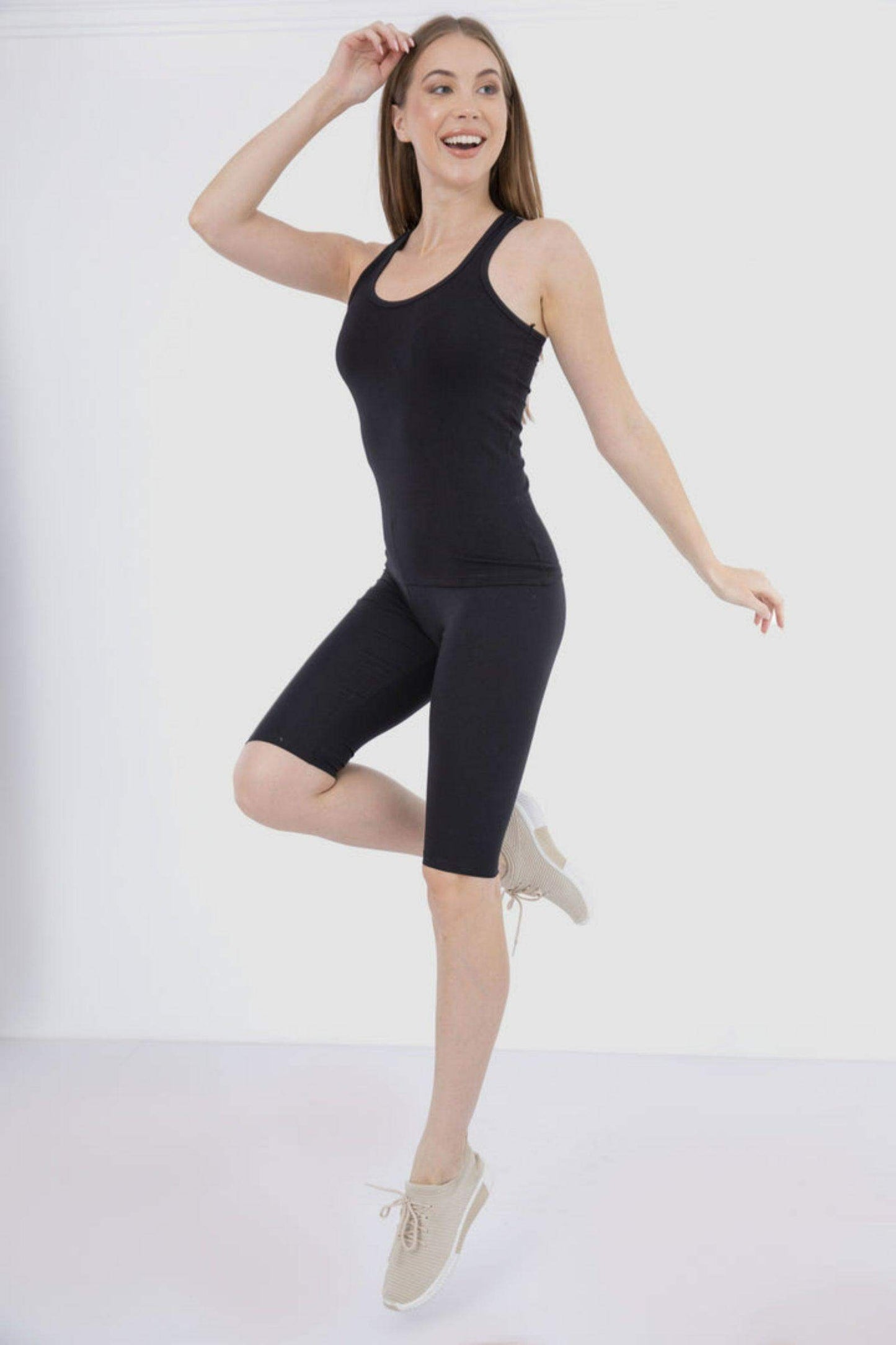 Cotton Pantacourt Legging - Carina - ÙƒØ§Ø±ÙŠÙ†Ø§