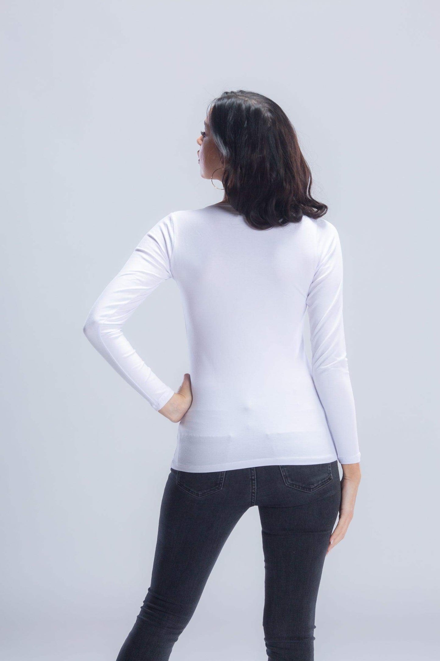 Cotton Round Neck Top - Carina - ÙƒØ§Ø±ÙŠÙ†Ø§