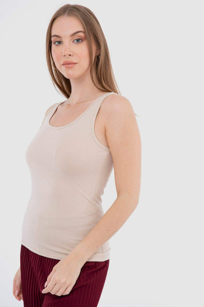 Cotton Sleeveless Tank Top - Carina - ÙƒØ§Ø±ÙŠÙ†Ø§