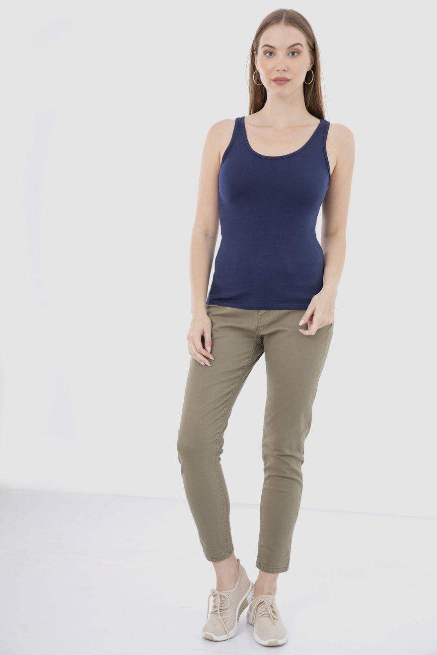 Cotton Sleeveless Tank Top - Carina - ÙƒØ§Ø±ÙŠÙ†Ø§