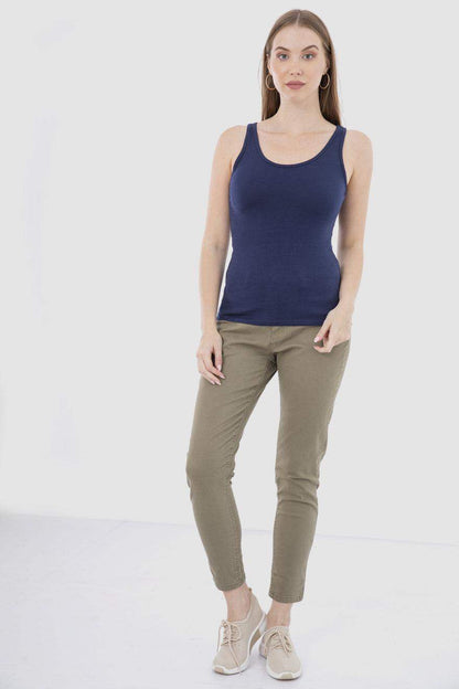 Cotton Sleeveless Tank Top - Carina - ÙƒØ§Ø±ÙŠÙ†Ø§