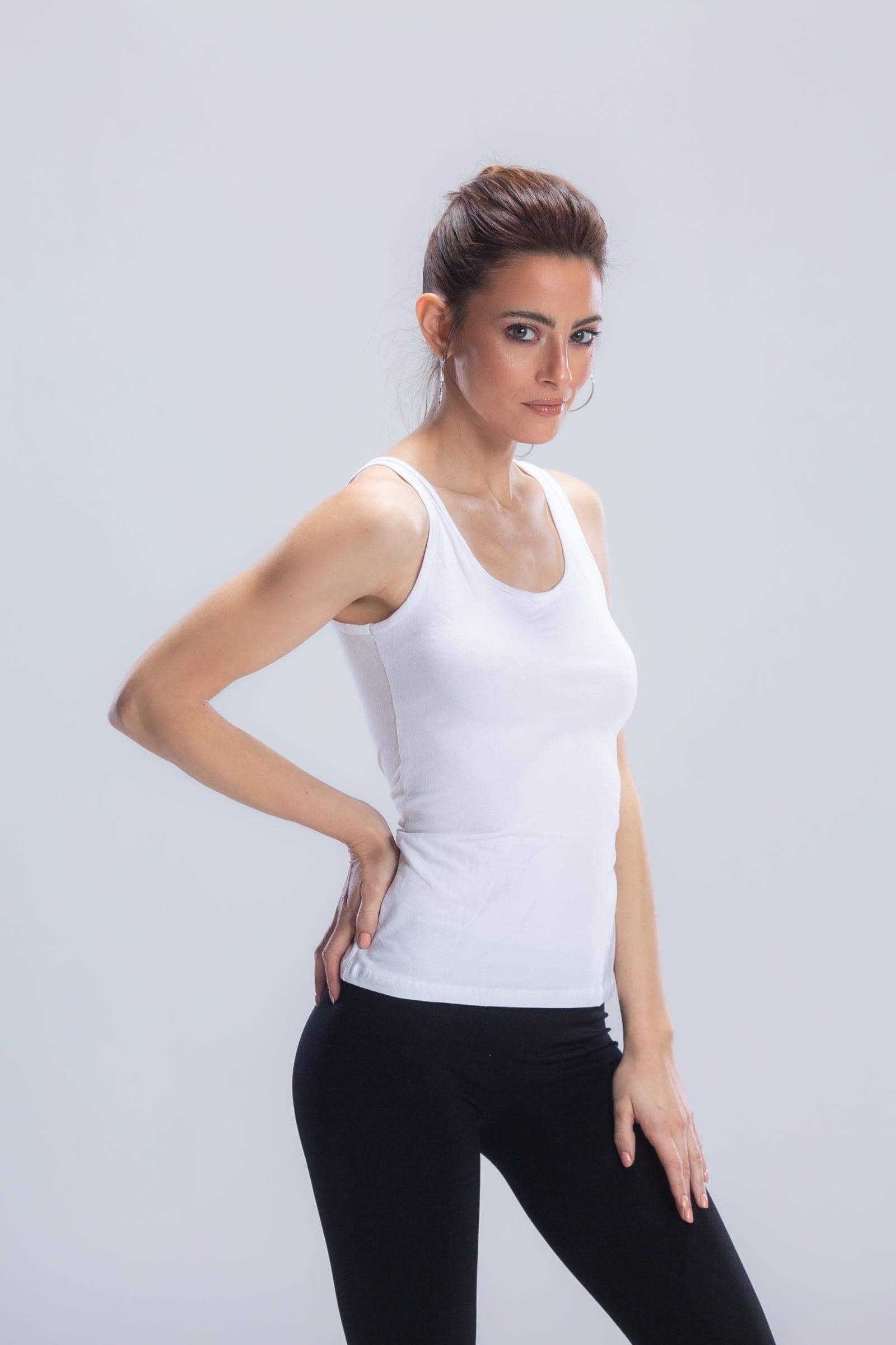 Cotton Sleeveless Tank Top - Carina - ÙƒØ§Ø±ÙŠÙ†Ø§