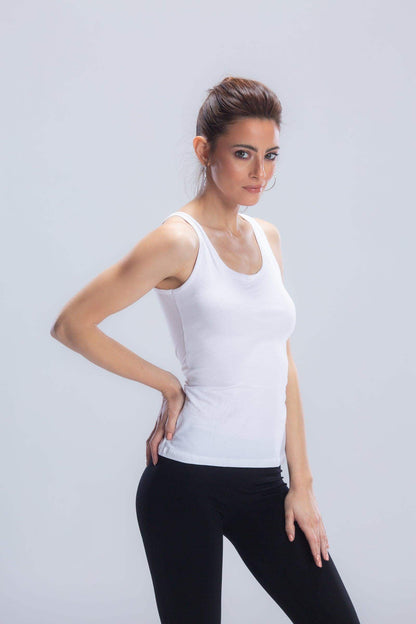 Cotton Sleeveless Tank Top - Carina - ÙƒØ§Ø±ÙŠÙ†Ø§