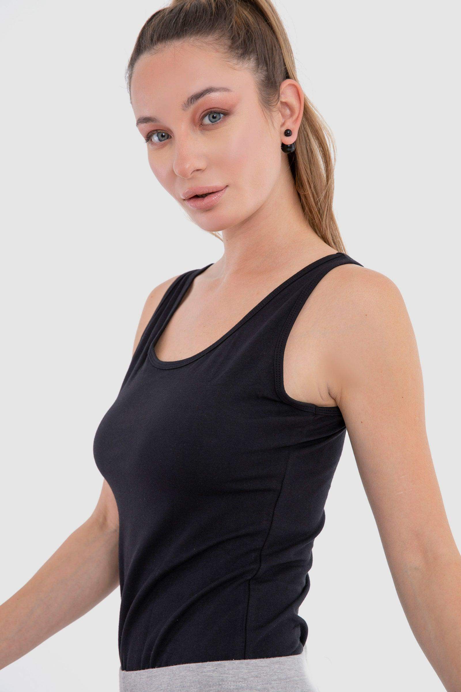 Cotton Sleeveless Tank Top - Carina - ÙƒØ§Ø±ÙŠÙ†Ø§