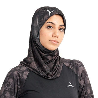 Dri-Fit Printed 2-Piece Sports Set – Black