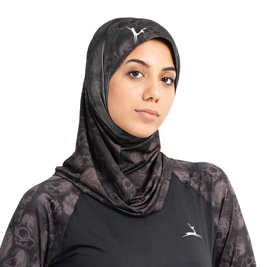 Dri-Fit Printed 2-Piece Sports Set – Black