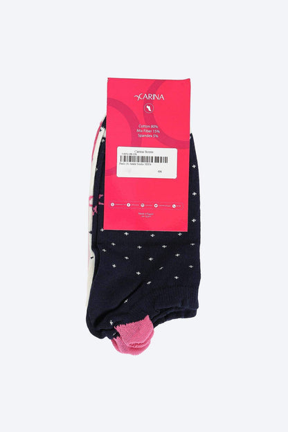 Dotted Colored Socks - 3 Pairs - Carina - ÙƒØ§Ø±ÙŠÙ†Ø§