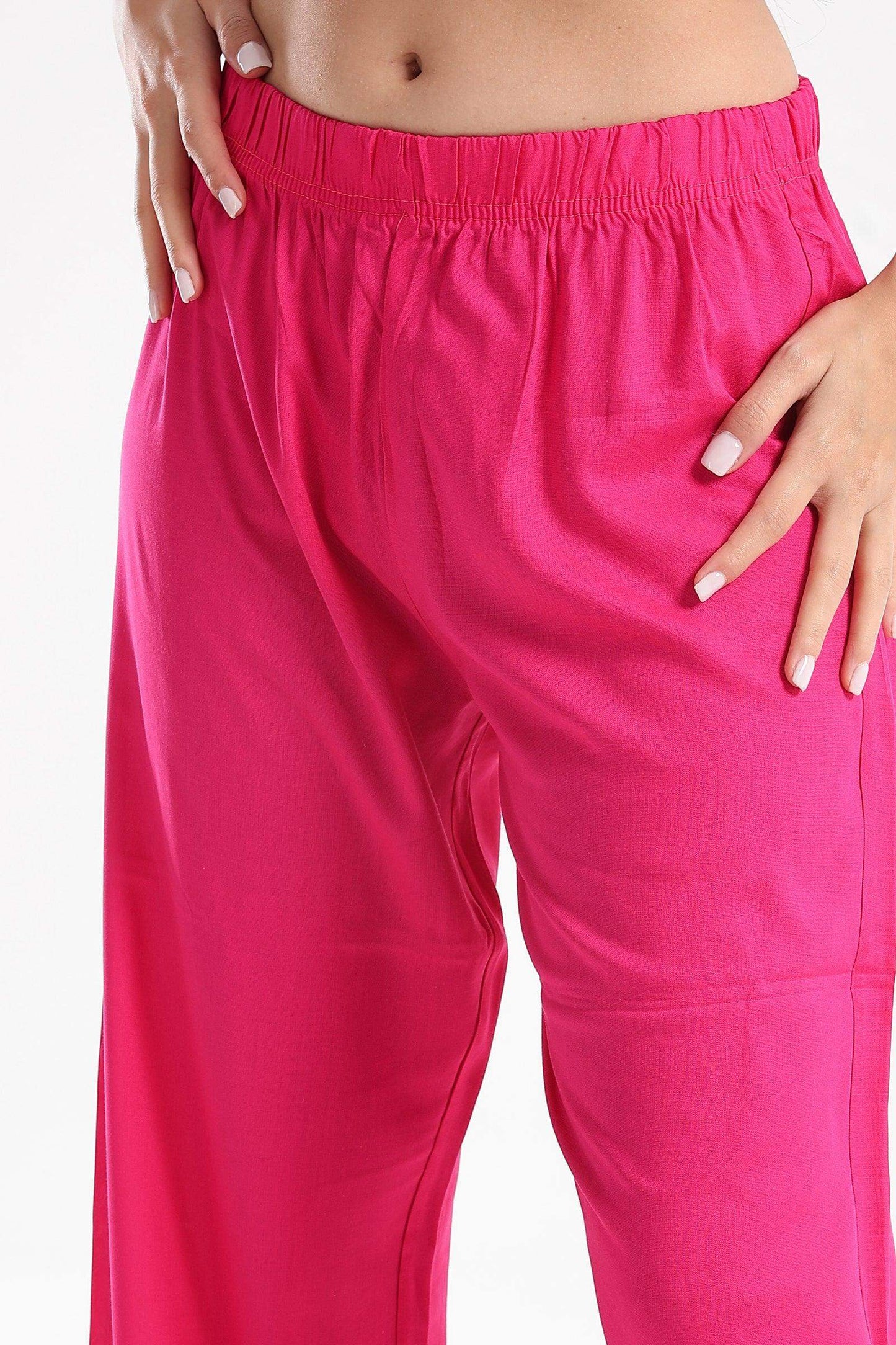 Elastic Waist Loose Pants - Carina - ÙƒØ§Ø±ÙŠÙ†Ø§