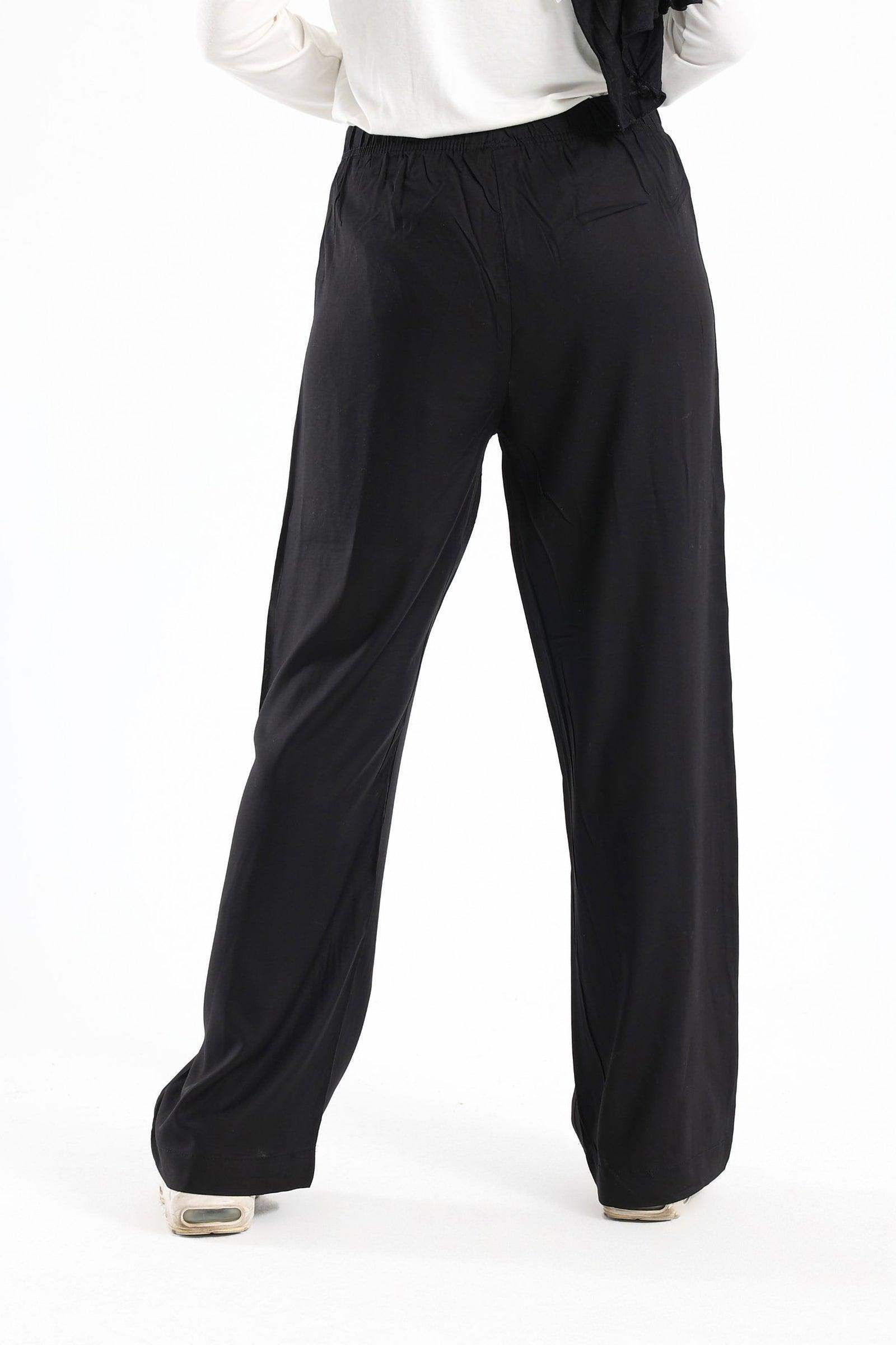 Elastic Waist Loose Pants - Carina - ÙƒØ§Ø±ÙŠÙ†Ø§