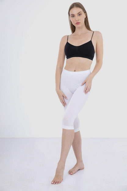 Elastic Waist Pantacourt Legging - Carina - ÙƒØ§Ø±ÙŠÙ†Ø§