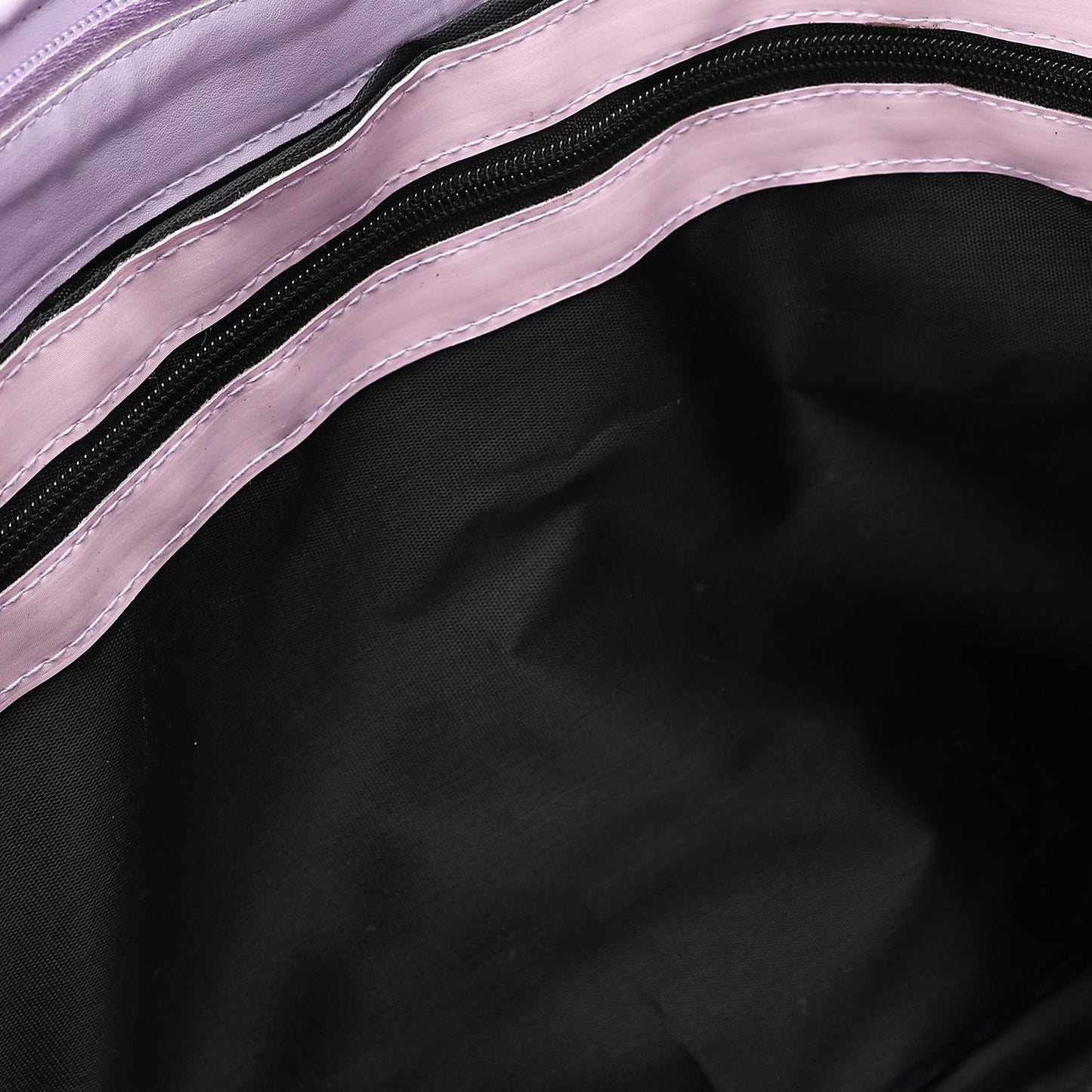 Synthetic Tote Shoulder Bag - Purple