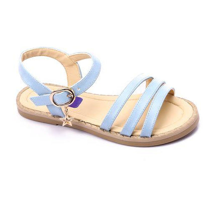 PU Multi Strap Flat Sandals
