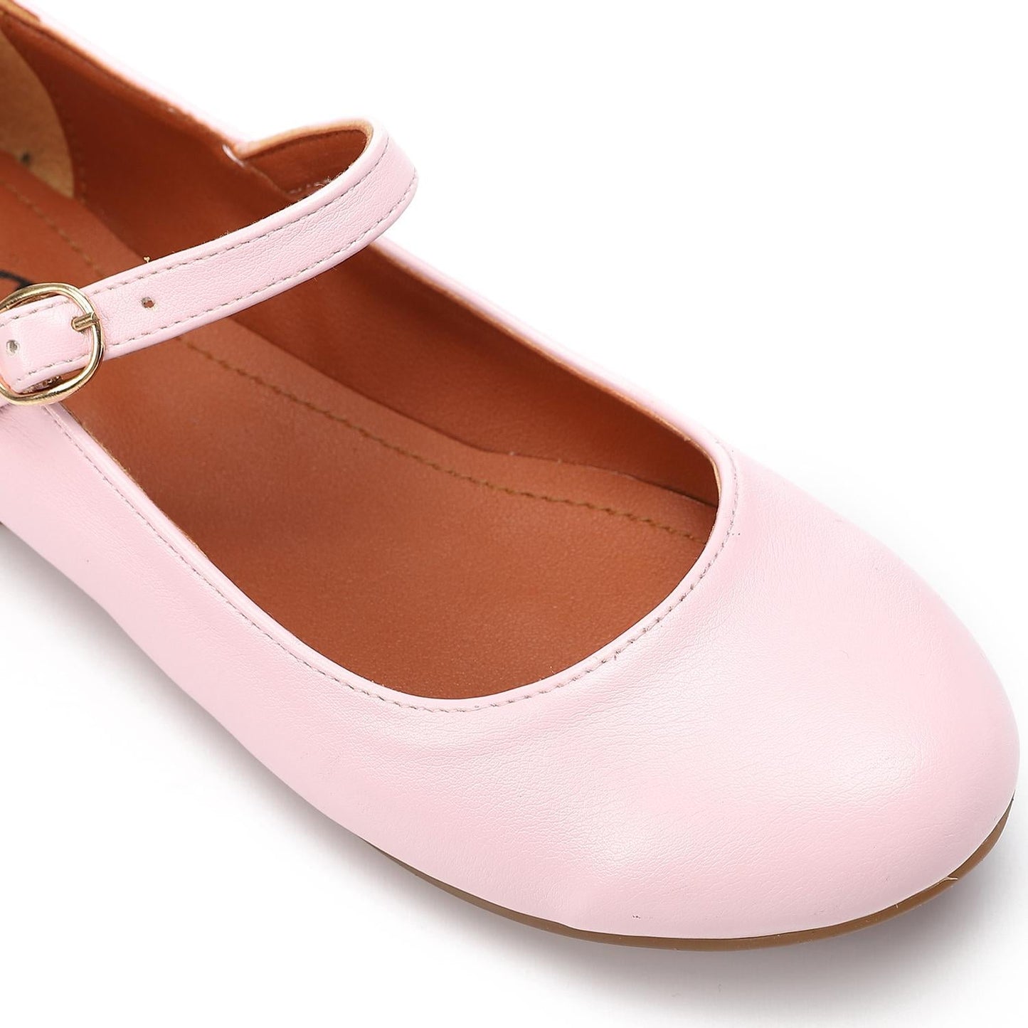 PU Classic Mary Jane Flats