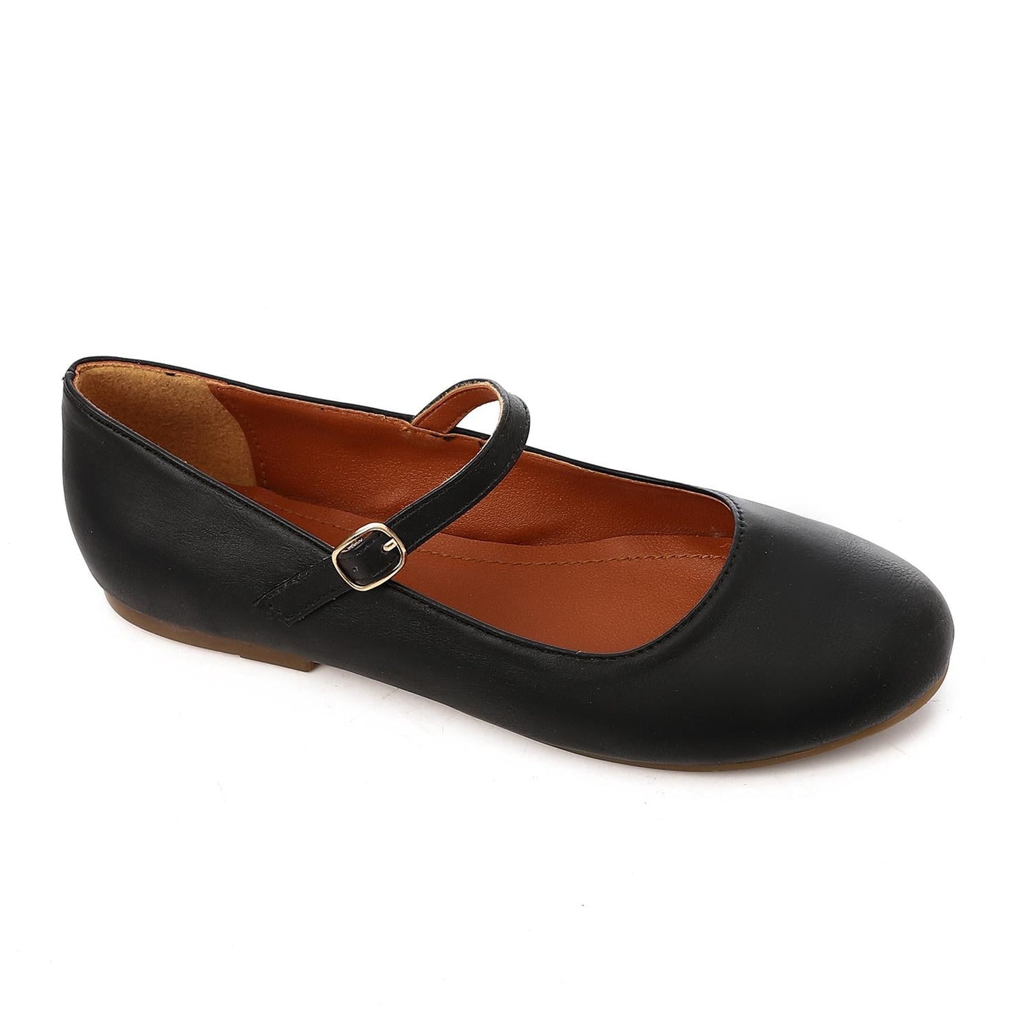 PU Classic Mary Jane Flats