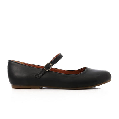 PU Classic Mary Jane Flats
