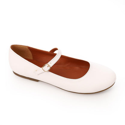 PU Classic Mary Jane Flats
