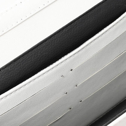 Synthetic Leather Shoulder Bag - White