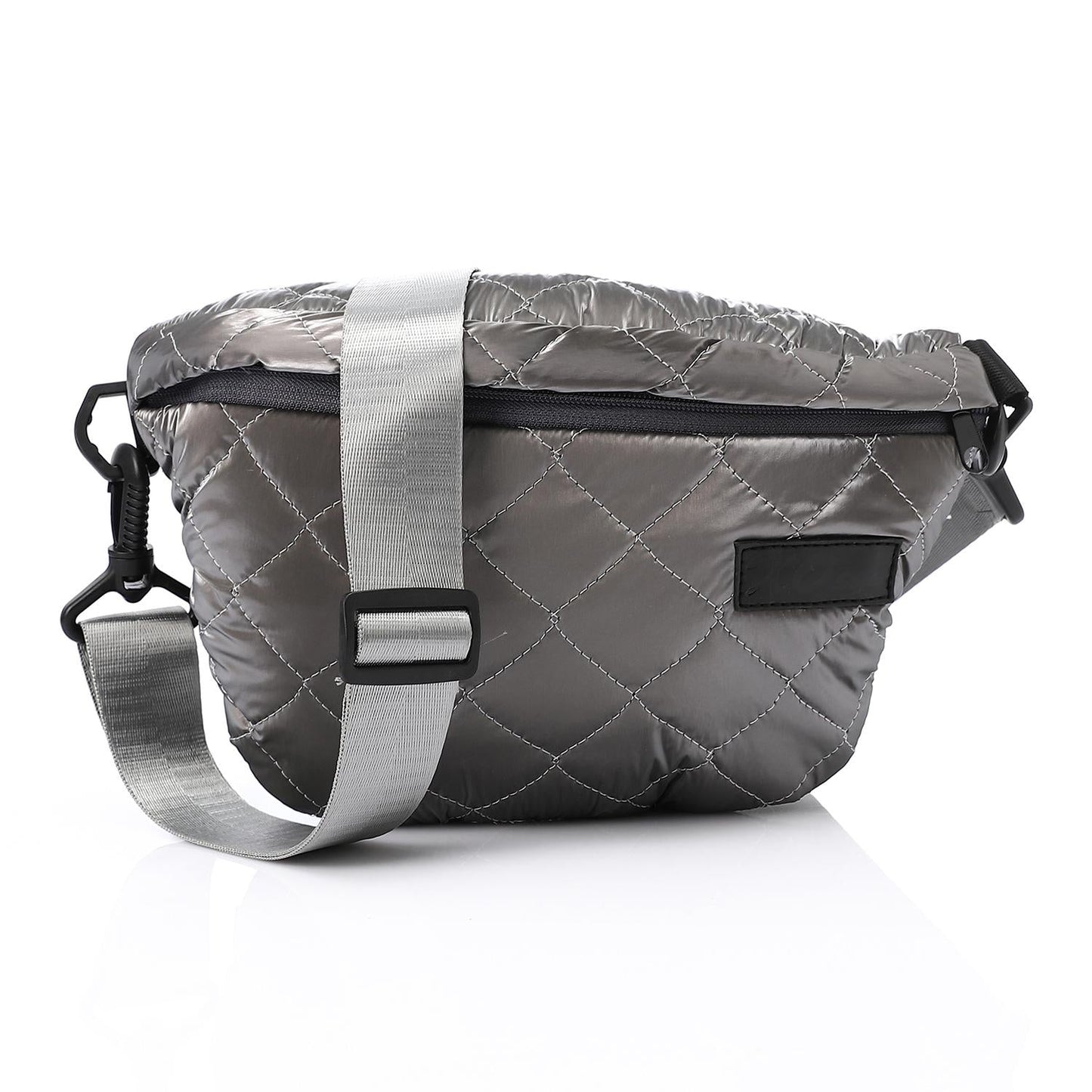 Synthetic Waist Bag - Dark Grey