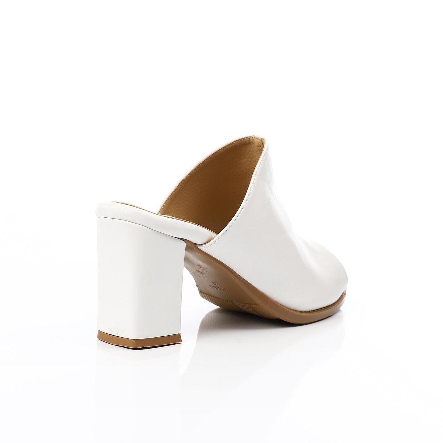 Leather Mule  - White