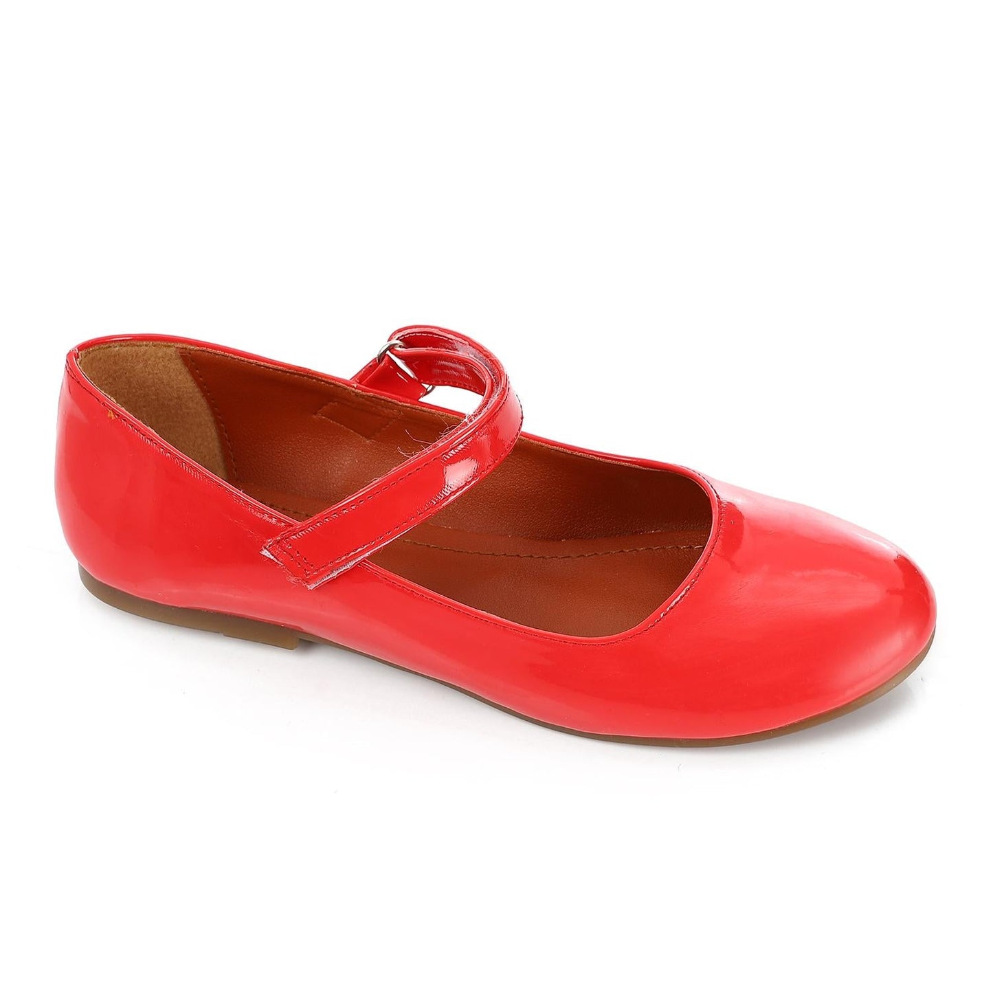 Patent Leather Ballerina - Red