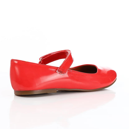 Patent Leather Ballerina - Red