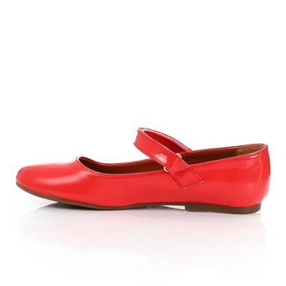 Patent Leather Ballerina - Red