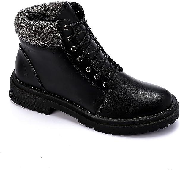 Leather Ankle Boot Warmers Trims - Black