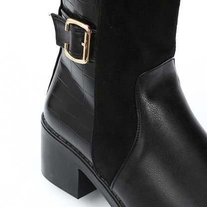 Leather Ankle Boot - Black