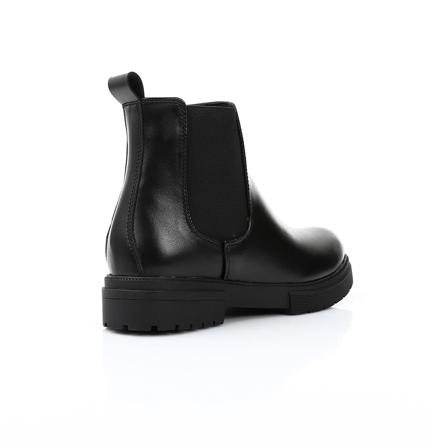 Leather Smooth Chelsea Boot - Black