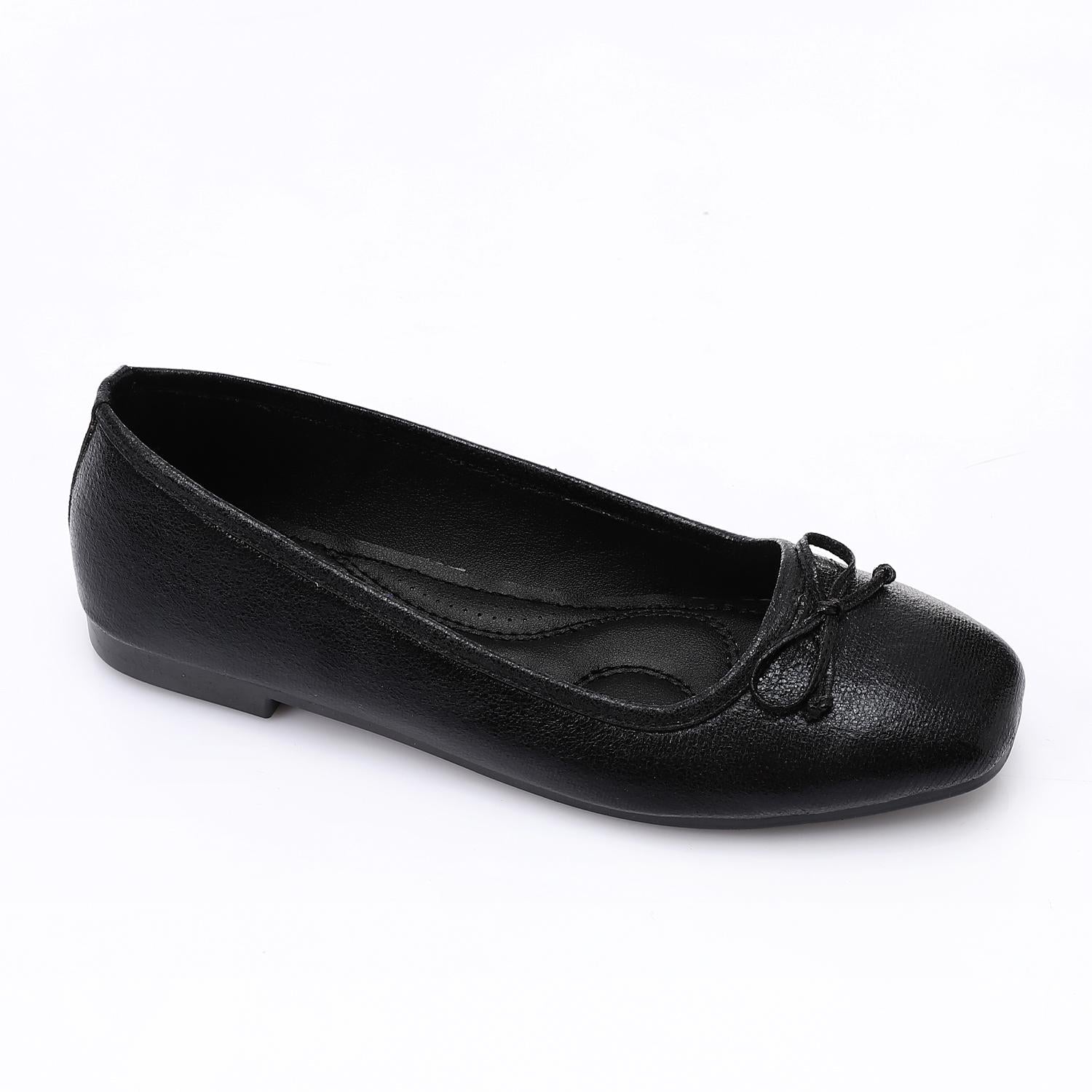 Leather Classic Ballerinas - Black