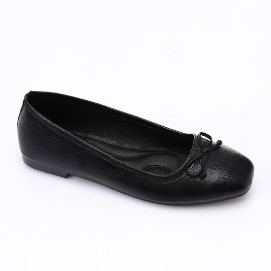 Leather Classic Ballerinas - Black