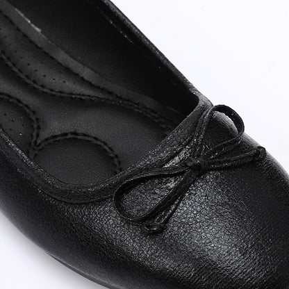 Leather Classic Ballerinas - Black
