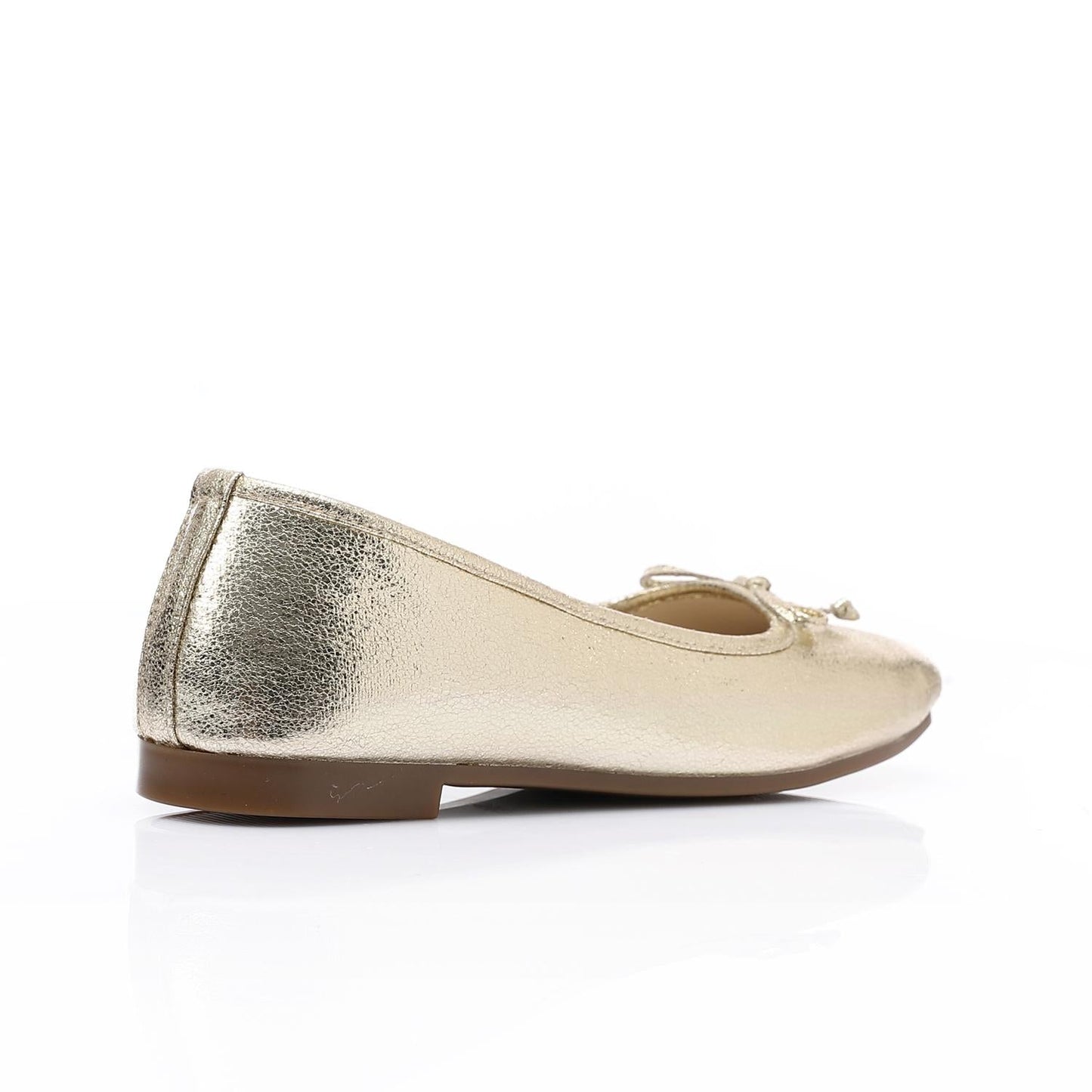 Leather Classic Ballerinas - Gold