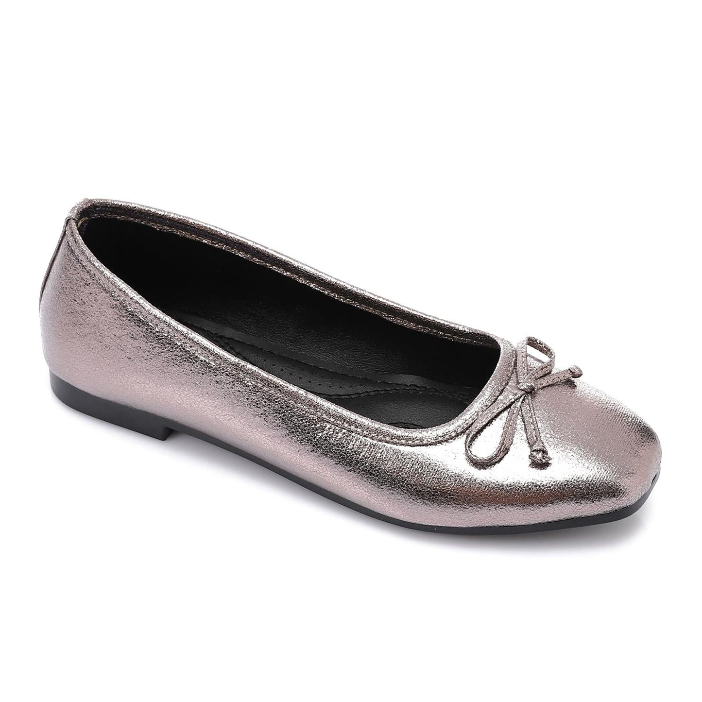Leather Classic Ballerinas - Smoky Grey