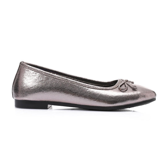 Leather Classic Ballerinas - Smoky Grey