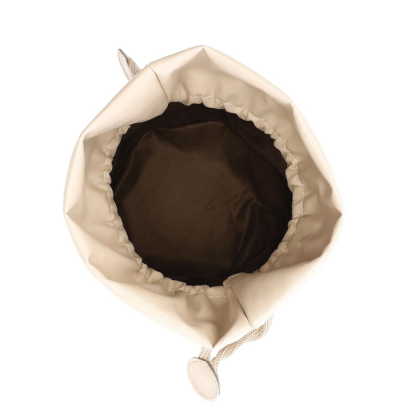 Tapestry Bucket Bag with Pearl Handle - Multicolor