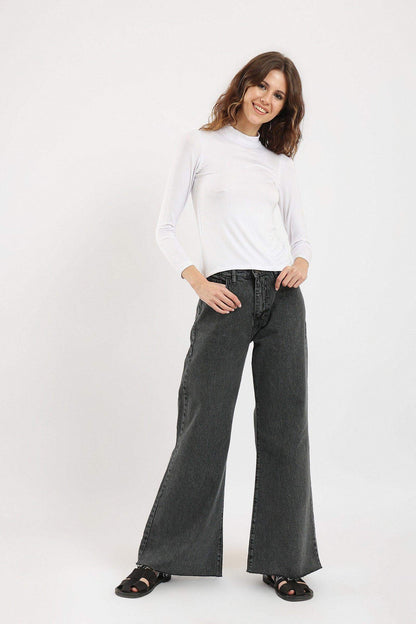 High Neck Long Sleeve Top - Carina - ÙƒØ§Ø±ÙŠÙ†Ø§