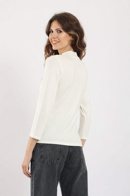 High Neck Long Sleeve Top - Carina - ÙƒØ§Ø±ÙŠÙ†Ø§