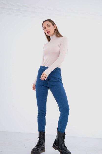 High Neck Long Sleeve Top - Carina - ÙƒØ§Ø±ÙŠÙ†Ø§