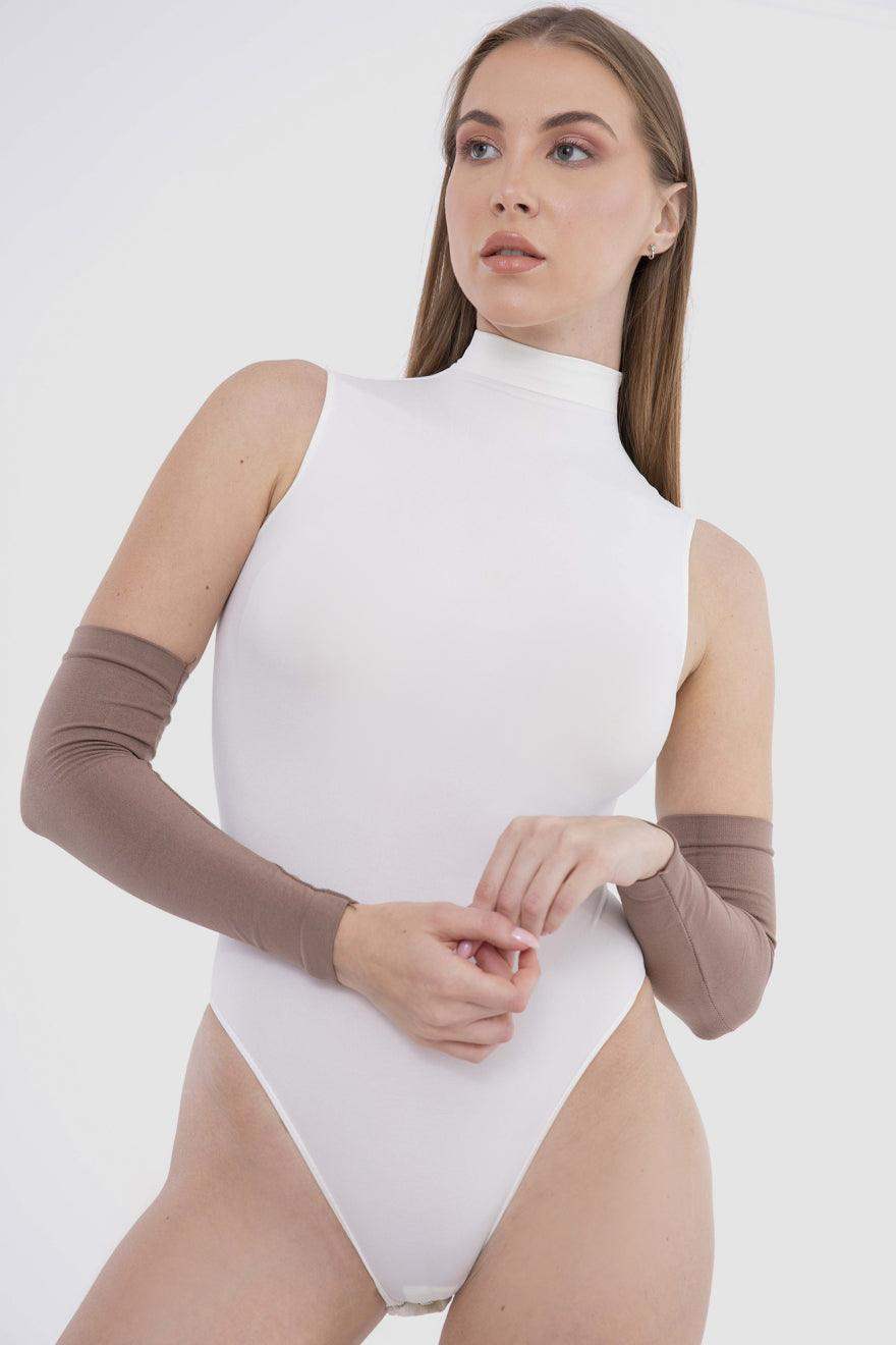 High Neck Sleeveless Bodysuit - Carina - ÙƒØ§Ø±ÙŠÙ†Ø§