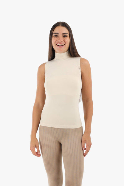 High Neck Sleeveless Top - Carina - ÙƒØ§Ø±ÙŠÙ†Ø§