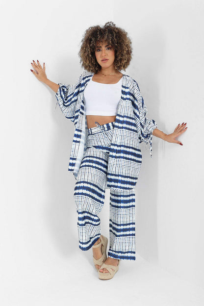 High-Waisted Wide Leg Pants - Carina - ÙƒØ§Ø±ÙŠÙ†Ø§