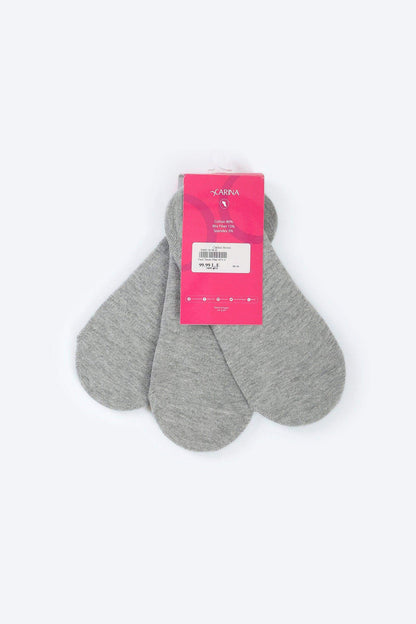 Invisible Cotton Socks - 3 Pairs - Carina - ÙƒØ§Ø±ÙŠÙ†Ø§