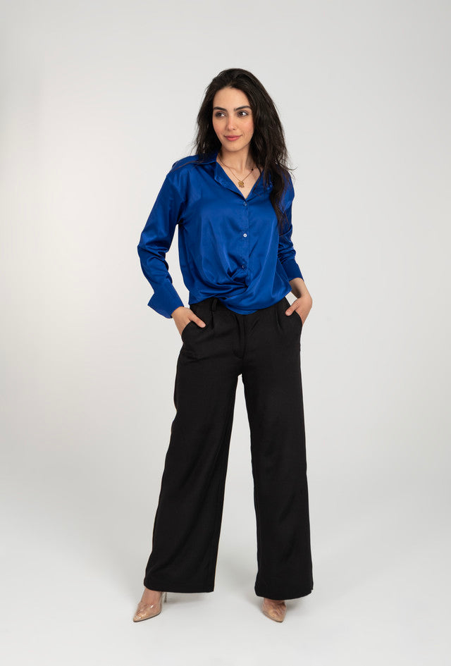 Wide Leg Formal High Waist Pant