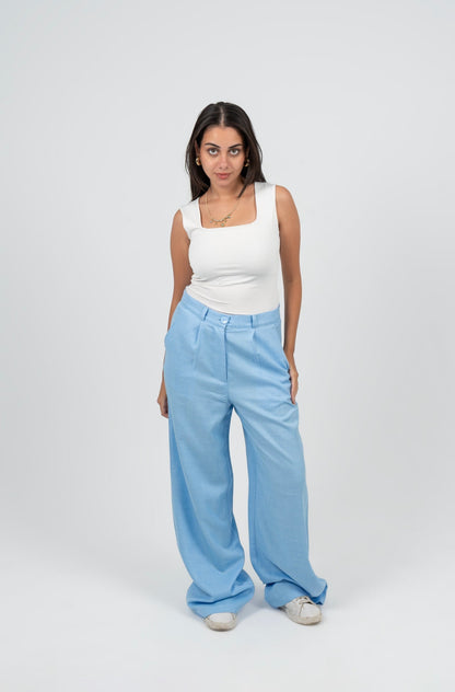Linen Wide Leg Pants