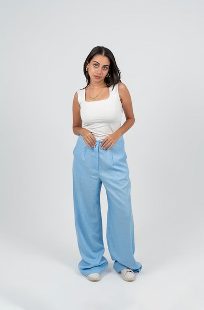 Linen Wide Leg Pants